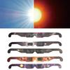 10pcs Paper Solar Eclipse Glasses Random Color Protect Eyes Anti-uv Viewing Glasses Safe Shades Observation Solar Glasses