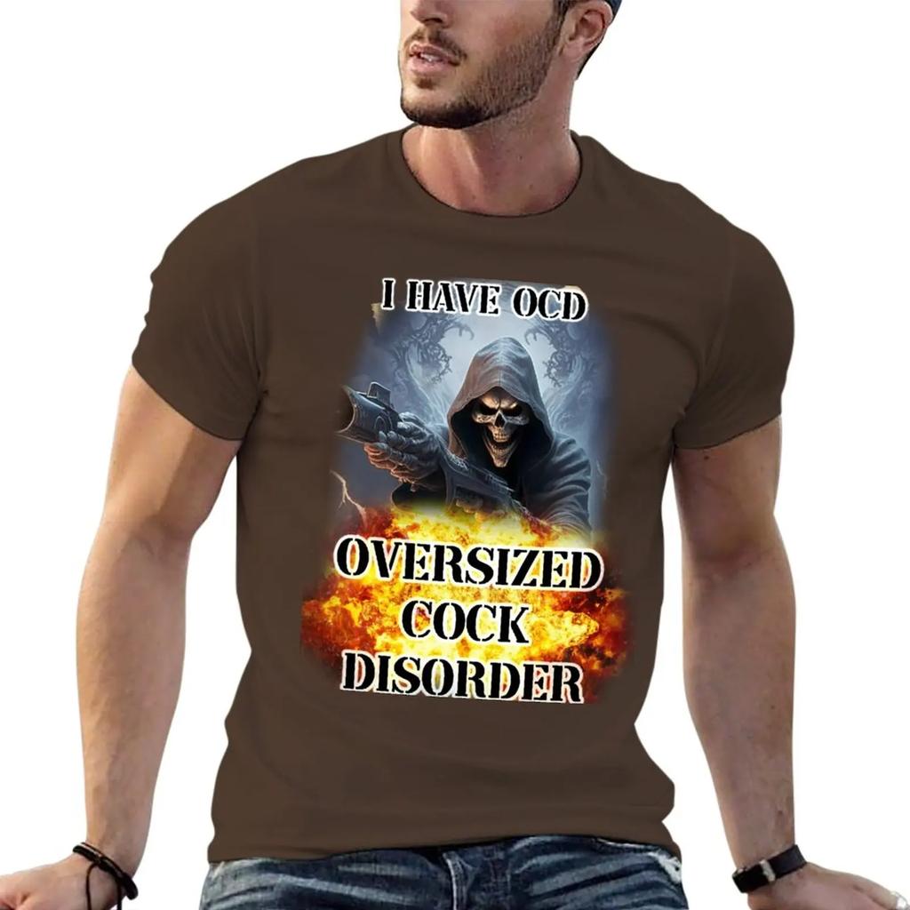 New i have ocd ver 2 T-Shirt Anime t-shirt t shirt man plain black t shirts men