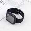 1 упаковка 3-в-1 Совместимый ремешок для Apple Watch 38 мм 40 мм 41 мм 42 мм 44 мм 45 мм 49 мм, Мягкий силиконовый спортивный ремешок для IWatch Series SE 9 8 7 6 5 4 3 2 1