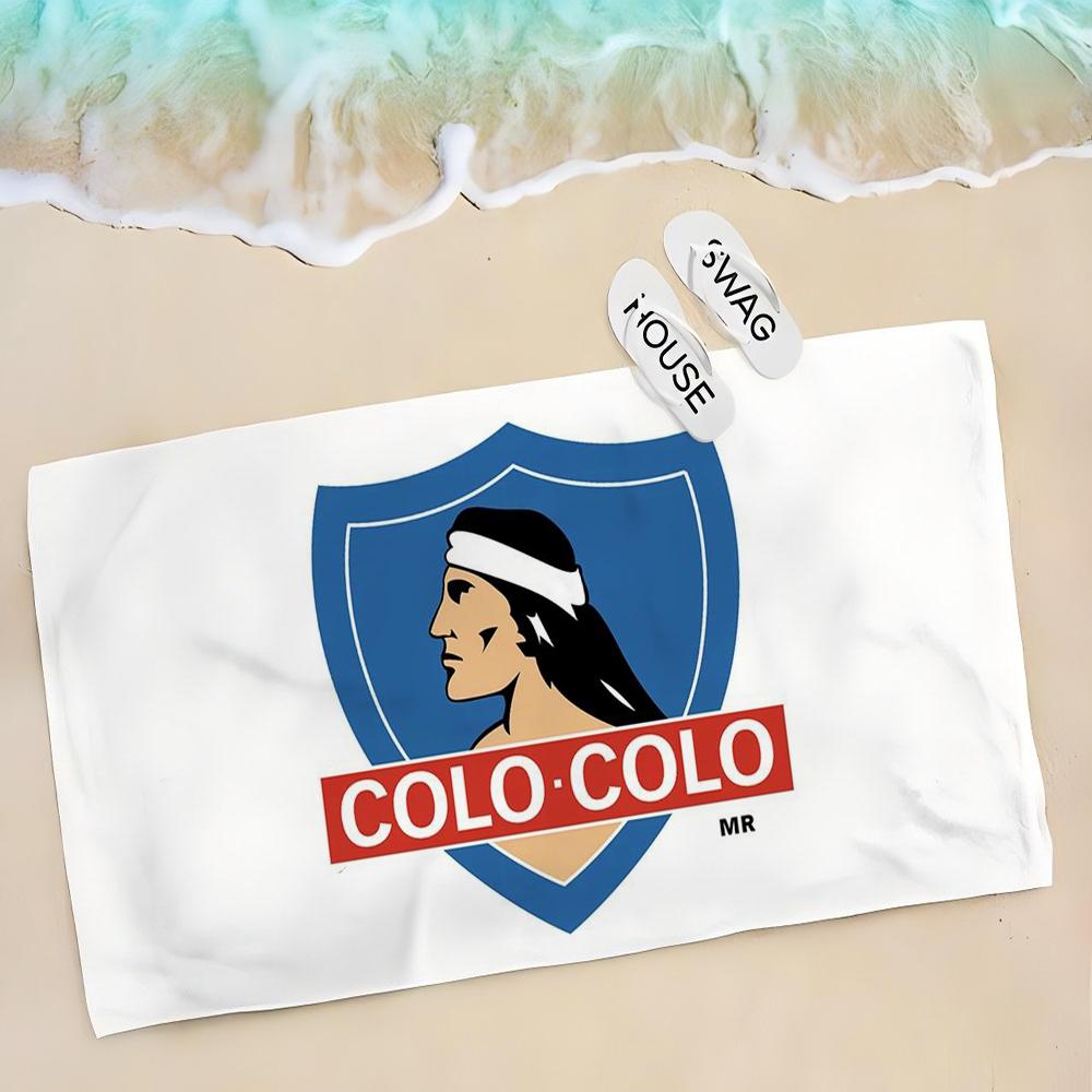 1 шт. Полотенце Social Y Deportivo Colo-Colo Детское пляжное полотенце Летнее полотенце для плавания и душа Товары для ванной