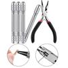 Double End Hand Drill Jewelry Making Set for Wire Twisting and Metalworking with Carbon Steel Bit