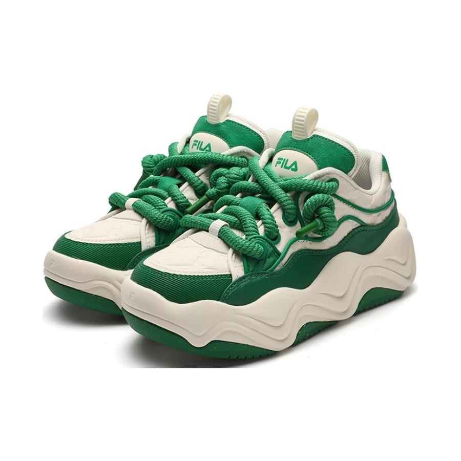 (WMNS) FILA Fashion Skate Shoes 'White Green' Women's F12W341202FWF