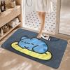 Cute Character B-Bugcat Capoo Floor Mat Non-Slip Absorbent Floor Mat Decorative Rug for Home Bathroom Bedroom Entryway