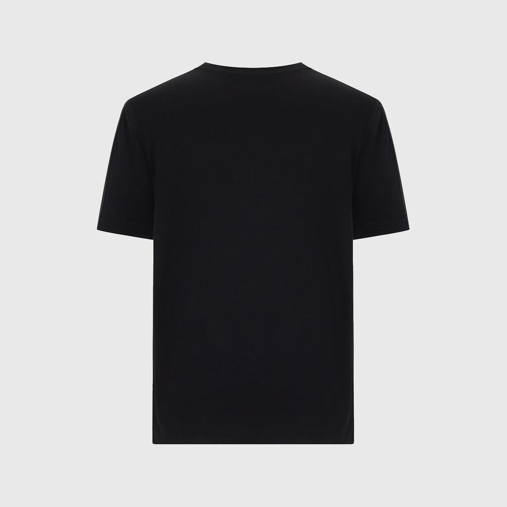 Men's Classic Solid Color Short-Sleeved T-Shirt with Zipper Pocket