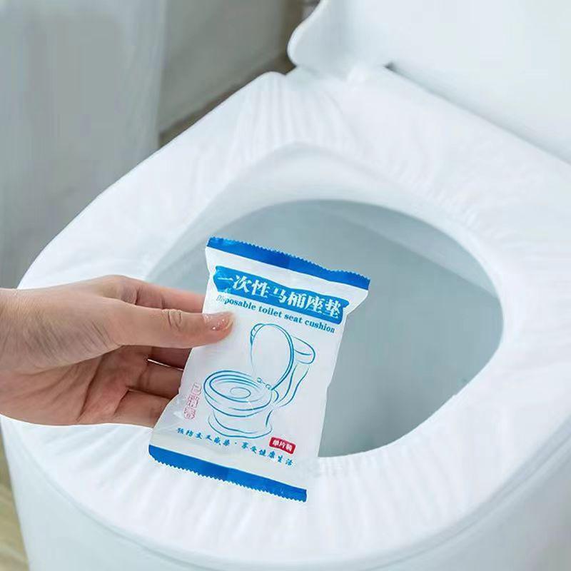 Individually Packaged Thick Disposable Non-woven Toilet Seat Covers for Home, Travel & Maternity Use