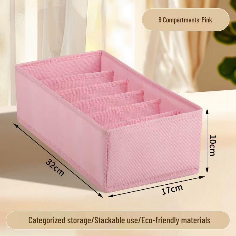 Складной ящик для хранения нижнего белья и носков с разделителями – Органайзер для ящика для бюстгальтеров и трусиков