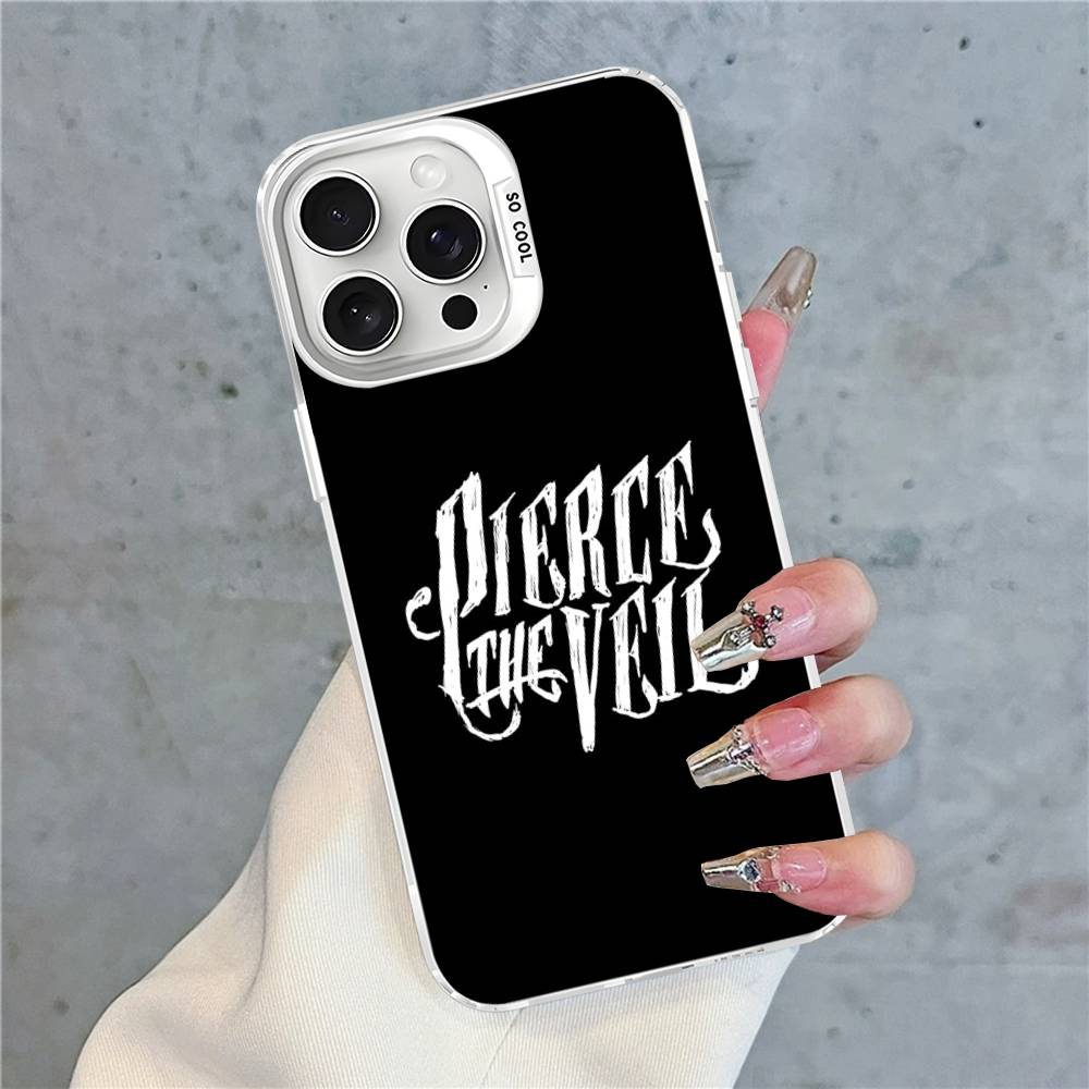 Чехлы для телефона P-Pierce The Veil Band для iPhone 17 16e 15 14 13 12 11 Plus Pro Max ProMax Цветные чехлы