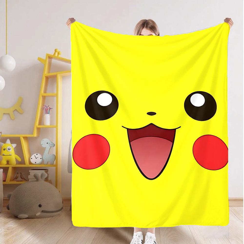 Home and Decoration Cute Fashion New Throw Blankets for Beds/sofa P-Pikachu-s Blanket for Camping Christmas Blanket Best Gifts