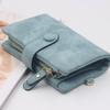 Women Korean Style Matte Hand-held Wallet Credit Cards Holder Wallet Purse