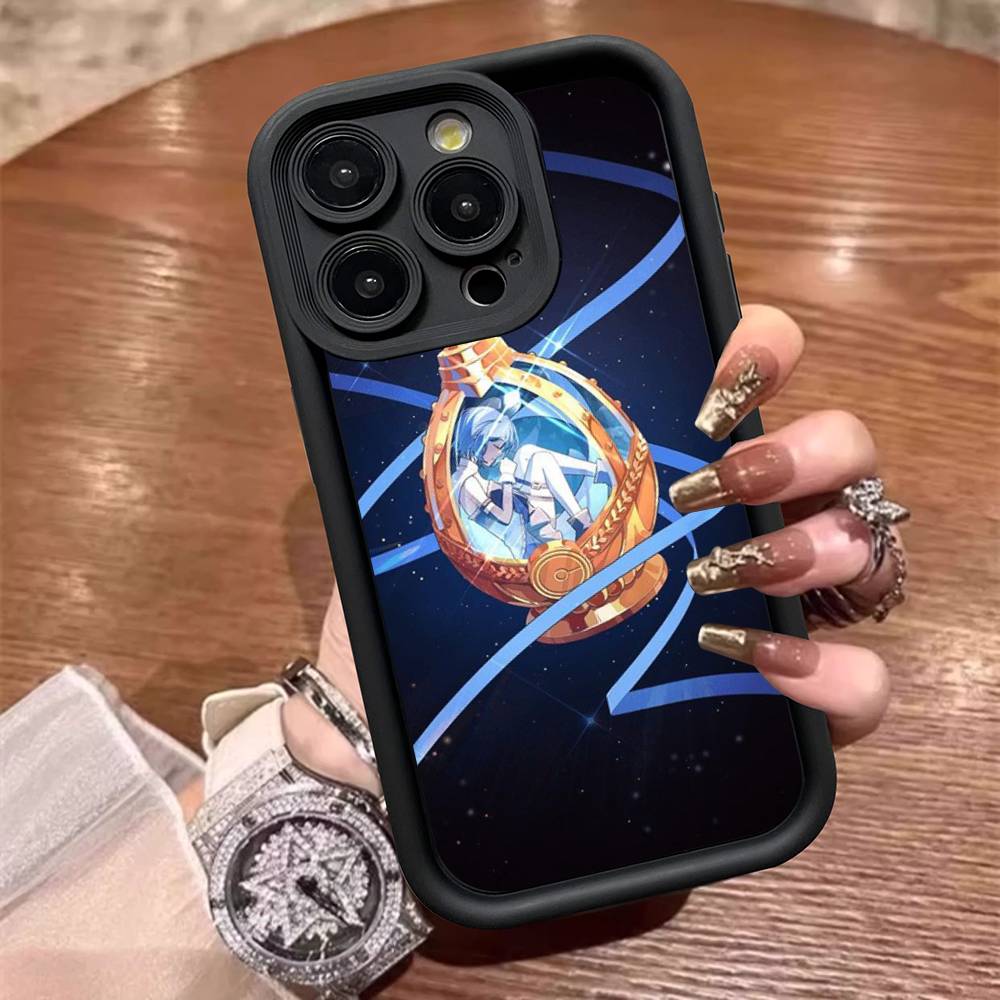 Чехол для телефона из ТПУ с изображением девушки из аниме Puella Magi Madoka Magica для iPhone 17 16 15 14 13 12 11 Pro Max Plus