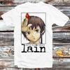 230 Gsm 100% Cotton Serial Experiments Lain Anime Science Fiction T Shirt Vintage Retro Cool Gift Mens Womens Unisex Cartoon Anime Top Tee B570