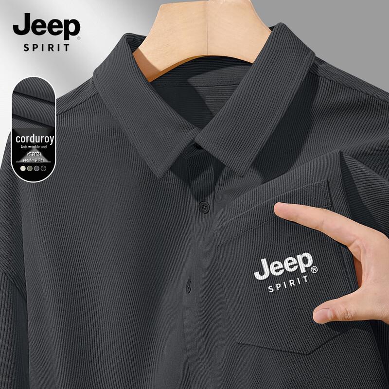 Мужская повседневная рубашка с длинным рукавом JEEP SPIRIT