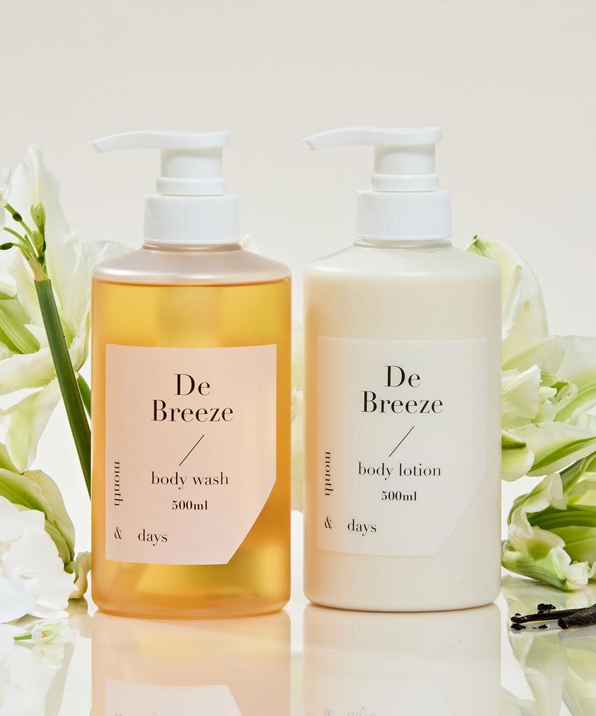 D'Breeze Body Set (Body Wash 500ml + Body Lotion 500ml)