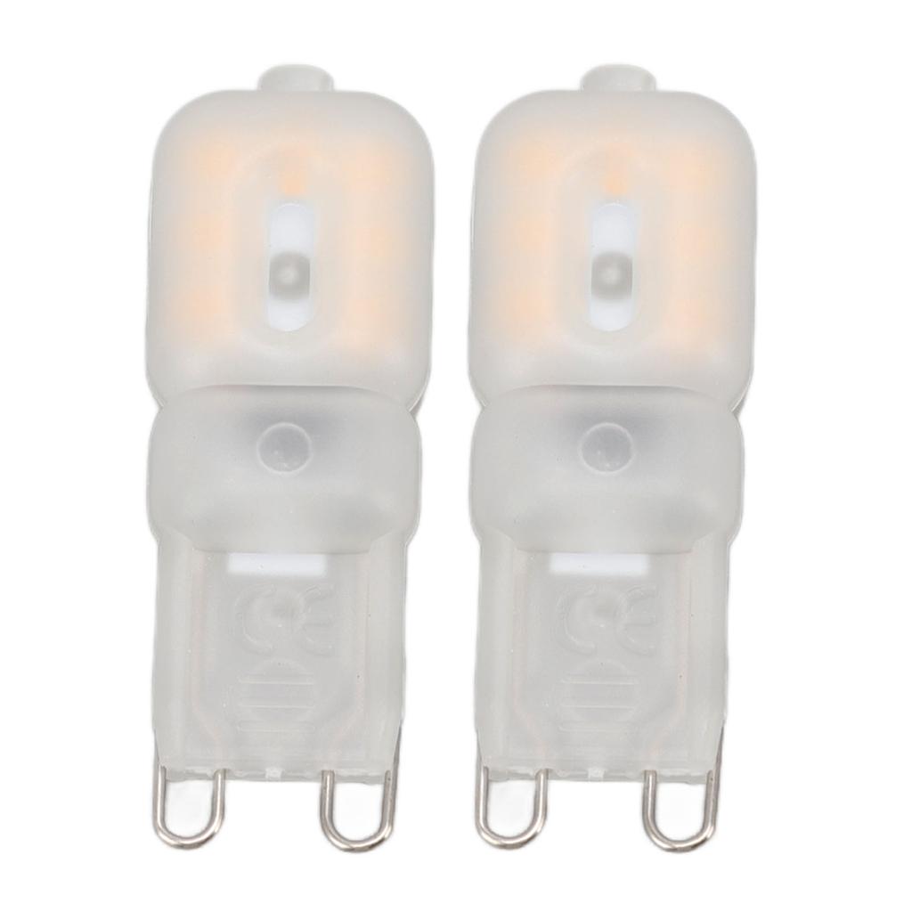 2 шт. Светодиодные лампы G9 Профессиональные 14 светодиодов Высокая яркость 270 лм Диммируемые Сменные лампы 3 Вт 220 В