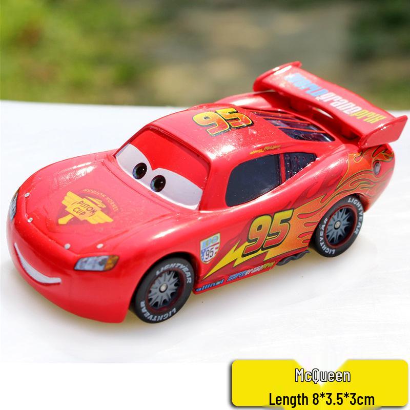 Набор машинок Pixar Cars из сплава: Модели МакКуина, Мэтра, Салли, Шерифа
