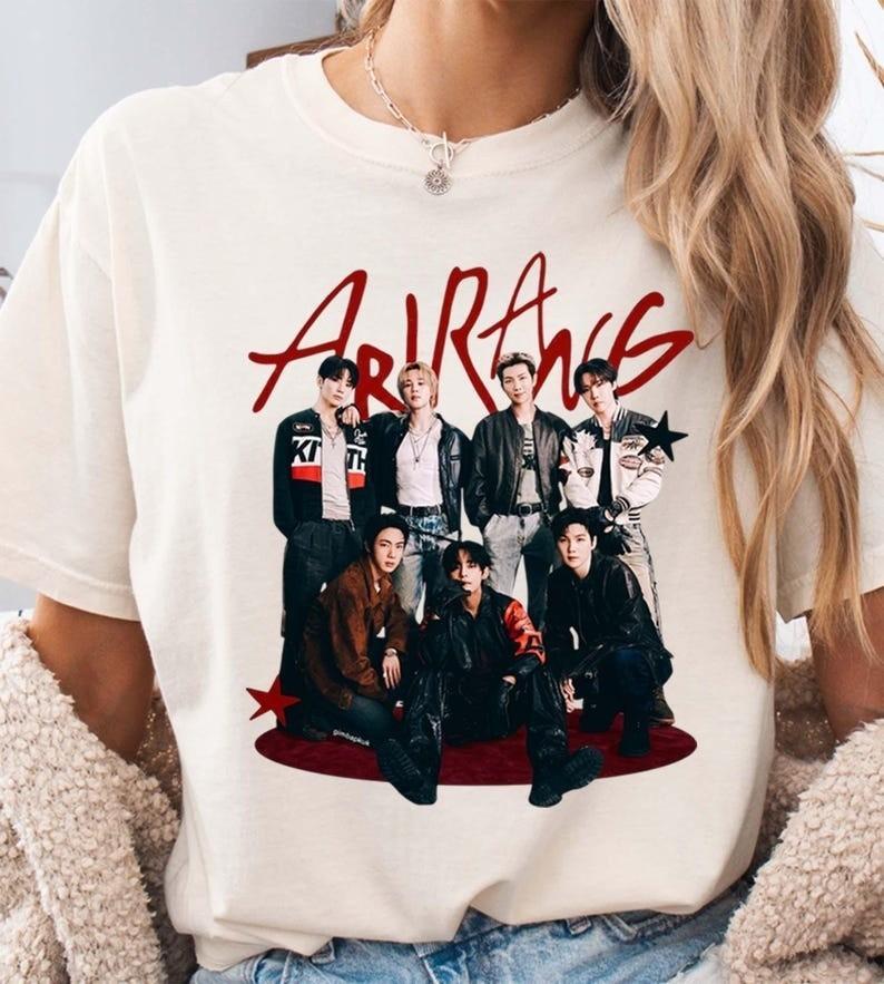 Футболка BTS Arirang, Футболка BTS Тур 2026