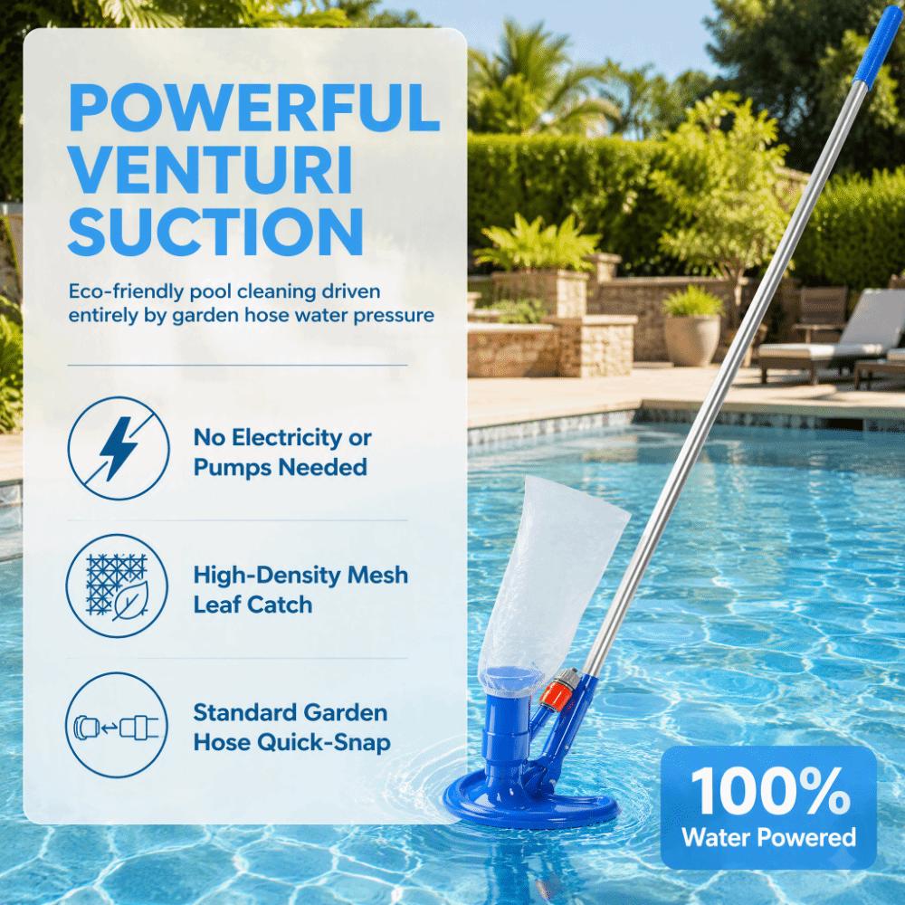 Multi-Functional Pool Vacuum Cleaner Efficient Garden Hose Vacuum Small Pools