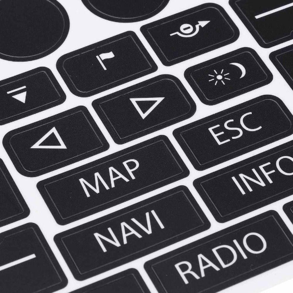 8 шт., наклейки для салона автомобиля из ПВХ, наклейки на кнопки для Volkswagen, Touareg 2004-2009