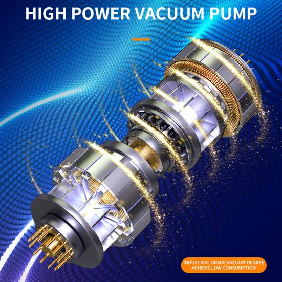 Вакуумная машина для запайки с сухим/влажным режимами, 65 кПа, сильное всасывание, быстрый нагрев, высокоскоростной двигатель, полностью автоматическая машина для запечатывания пищевых продуктов