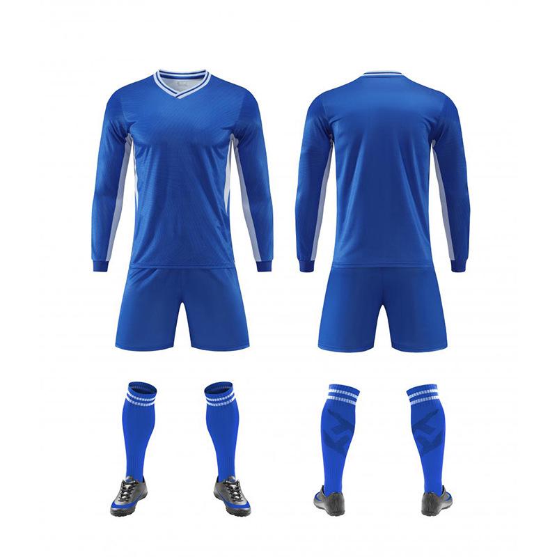 Kids' Long Sleeve Soccer Uniform Set for Spring & Fall - Includes Jersey, Shorts, Ideal for Jump Rope & Table Tennis