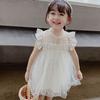 Пышные платья для девочек, сетчатая юбка, детский костюм с рюшами и вышивкой для рождественской вечеринки, платье-пачка на день рождения, детская одежда