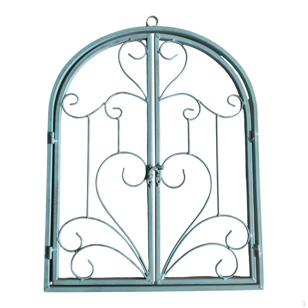 Metal Wall Decor with Arched Window Theme