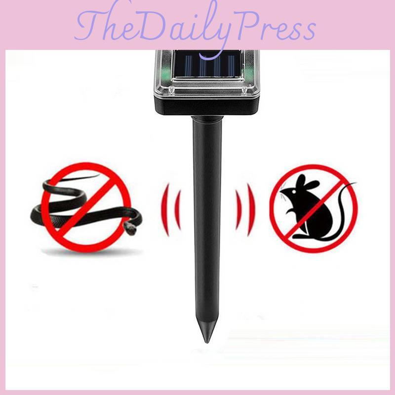 Квадратный Питаемый от Солнца Ультразвуковой Отпугиватель Змей и Грызунов Электронный Инструмент Вредитель