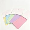 Tear-Off Pages Spiral Notepad Colored Stripe Writing Pad Portable Black Cover  Note Taking