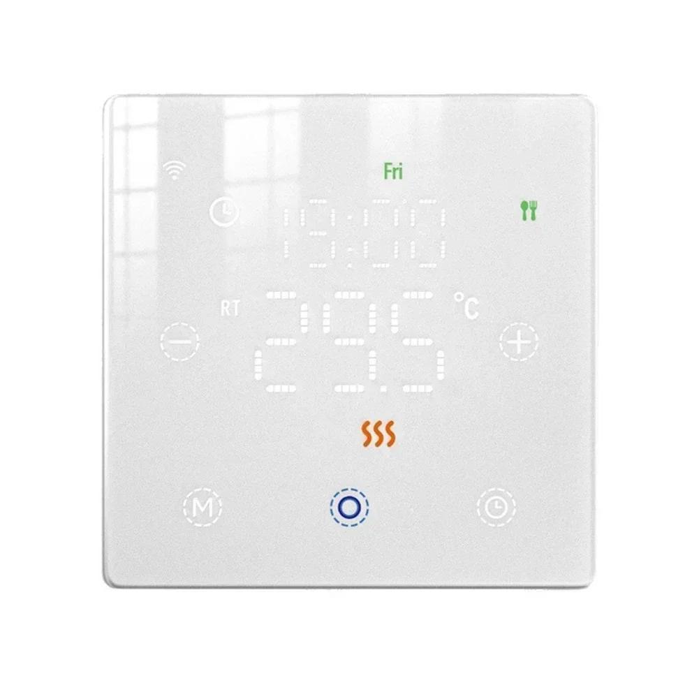 Умный цифровой термостат с удаленным управлением по WiFi и 7-дневным программируемым расписанием для газовых котлов с интеграцией