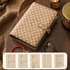 Zipper Pockets Binder Pu Leather Travel Jewelry Bag Pu Leather Storage Clear Pockets Jewelry Storage Booklet For Travel Jewelry