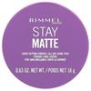 Rimmel London Stay Matte Loose Setting Powder 001 Transparent 0.63 Oz