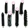 FREDORCH 28 Types A2 F2 Sex Machine Attachments Dildos Attachment For 3XLR Machine Masturbation With Black Big Dildo Male