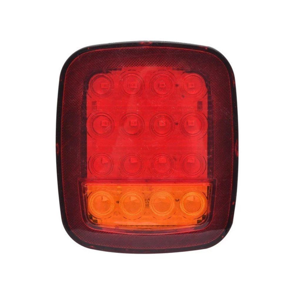 High Brightness Signal Tail Light Square LED Marker Side Light 21LED Truck Clearance Light Boat