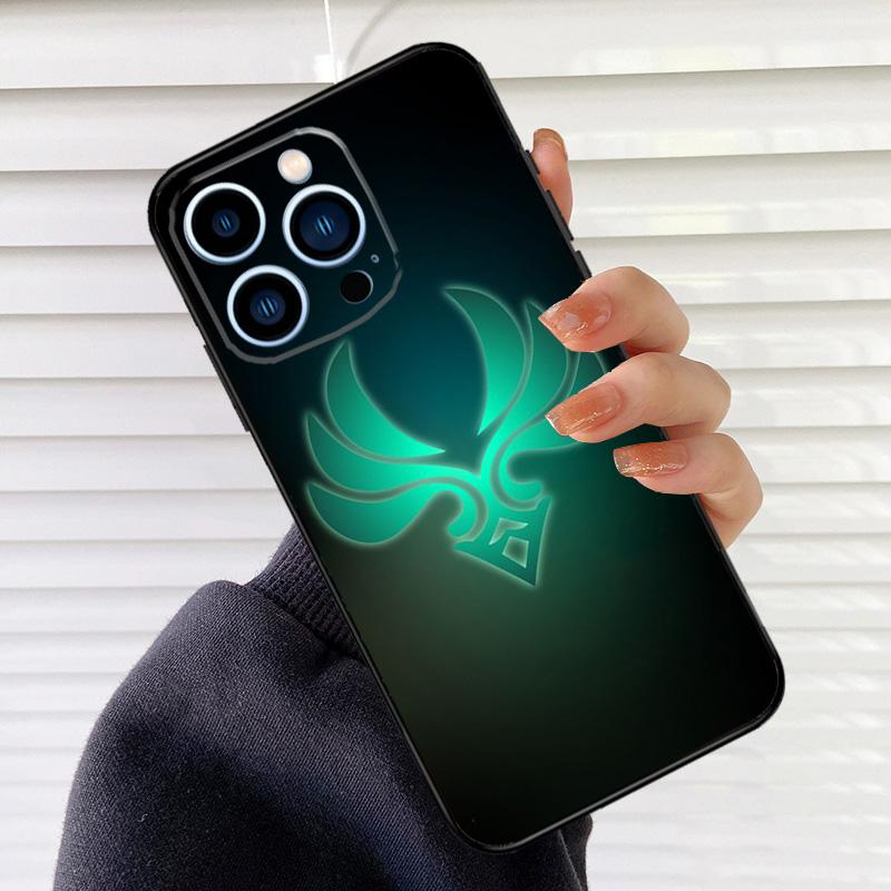 Genshin Impact Phone Case For iPhone 17 16 15 14 13 12 11 Pro Max mini 15 16 Plus 16e 17 Air Cover Fundas