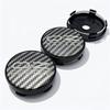 4pcs OZ Racing  Logo Carbon Fiber Weave Emblem Car Wheel Center Caps 60MM 56MM Car Wheels Hub Cap Rim Hubcaps Cover Epoxy Resin