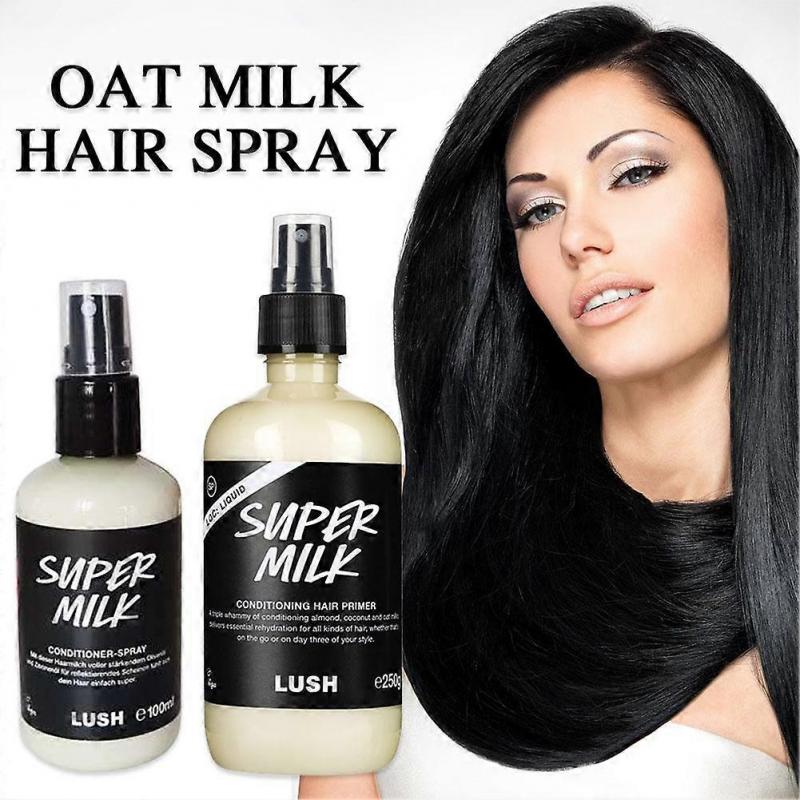 Спрей для волос с овсяным молоком с термозащитой Глубокое питание для сильных, гладких, послушных волос