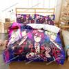 Новый Аниме Рок-группа Ensemble Stars Все сезоны Комплект постельного белья на двуспальную кровать Комплект одеял Покрывало на одеяло Двуспальное King Покрывало на одеяло963