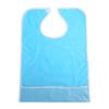 Waterproof Adult Elder Mealtime Eating Bib Clothes Clothing Protector Dining Aid Light Blue