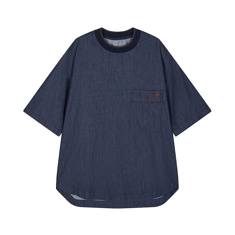 CROQUIS Men's 2025 Summer H-Shape Cotton Loose Short Sleeve T-Shirt