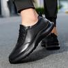 Fashion Men's Genuine Leather Sports Shoes Fashion Casual Sneakers New Outdoor Walking Shoes Men Non-Slip Comfortable Walking Shoes