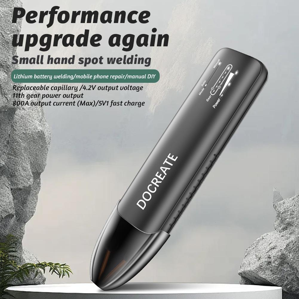 3000 мАч аккумуляторный аппарат для точечной сварки с крышкой, регулируемый мини-портативный ручной светодиодный дисплей, автоматический ручной аппарат для точечной сварки