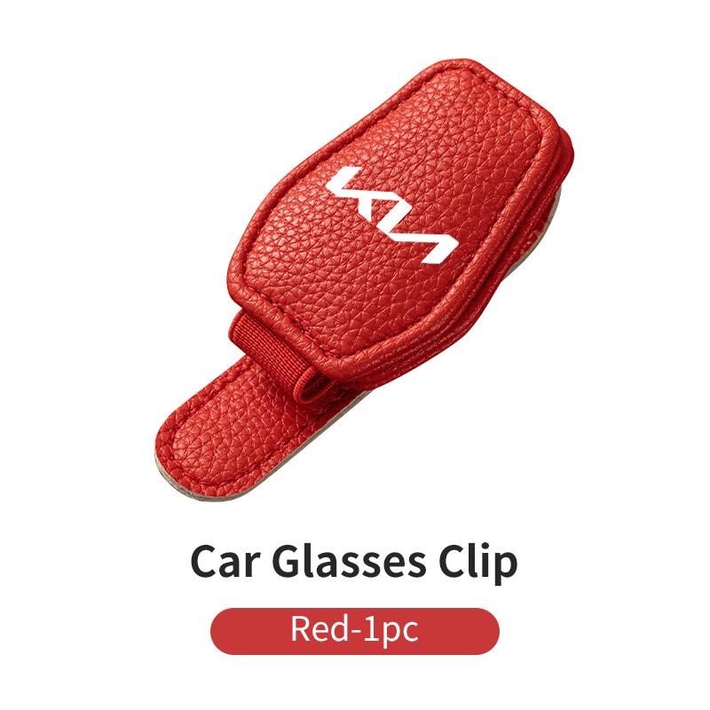 AANN1 Car Sun Visor Glasses Holder Glasses Storage Clip Accessories For KIA K5 K2 Optima Soul Spectra Niro Cadenza Sephia Carens