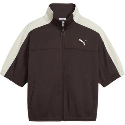 T7 Color Block на молнии Спортивная повседневная куртка с коротким рукавом Женские куртки 636871-13
