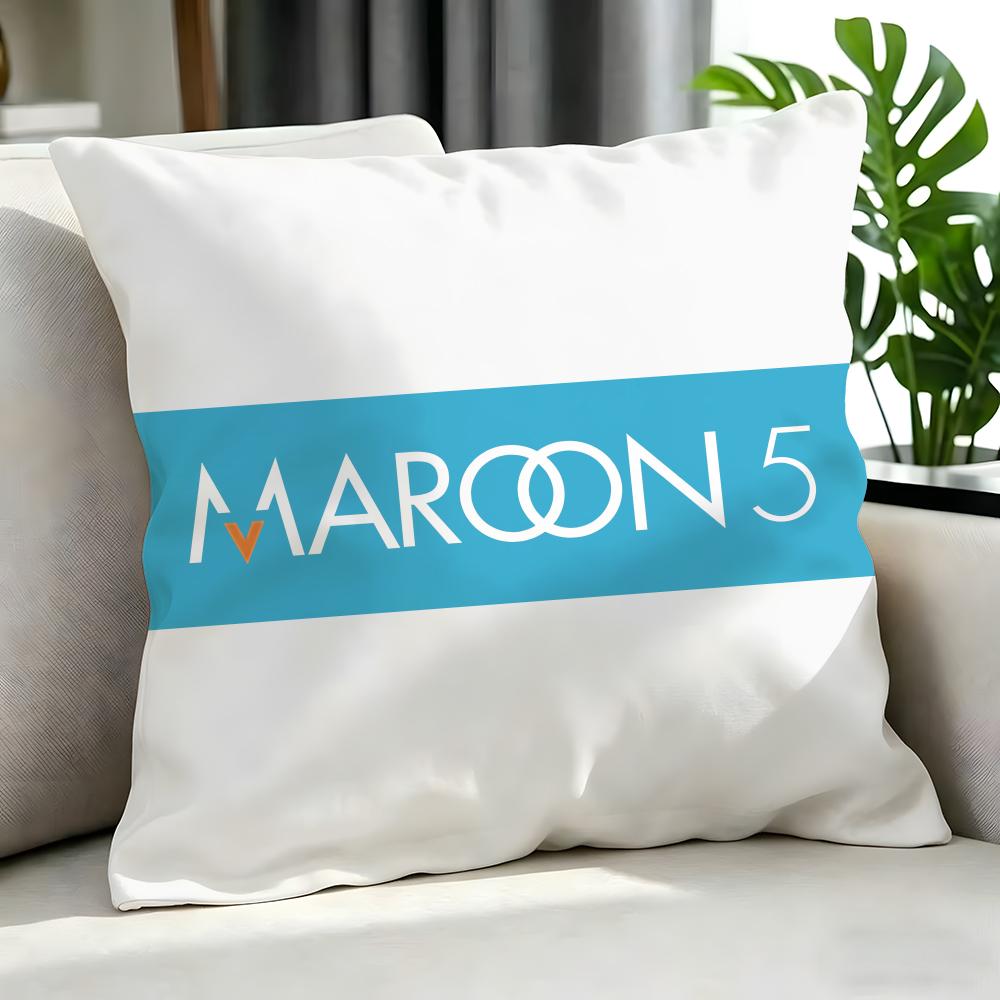 Pop Maroon 5 Cushion Cover Cushion Cover Set 4Pcs 50X50 45X45 40X40 Pillowcase Decorative Sofa Home Decor