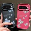 Для Google Pixel 9 Pro Xl 8 Pro 8a противоударный однотонный силиконовый мягкий матовый чехол с бантом и защитой от падения