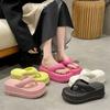 Women's Flip Flops Summer 2025 New In Platform Slippers EVA Casual Beach Slides Woman Comfort Female Flipflop Heeled Sandals