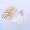 Gift Gold Bobby Pin Headwear Leaf Hairpin Hair Combs Hair Clip Girl Barrettes
