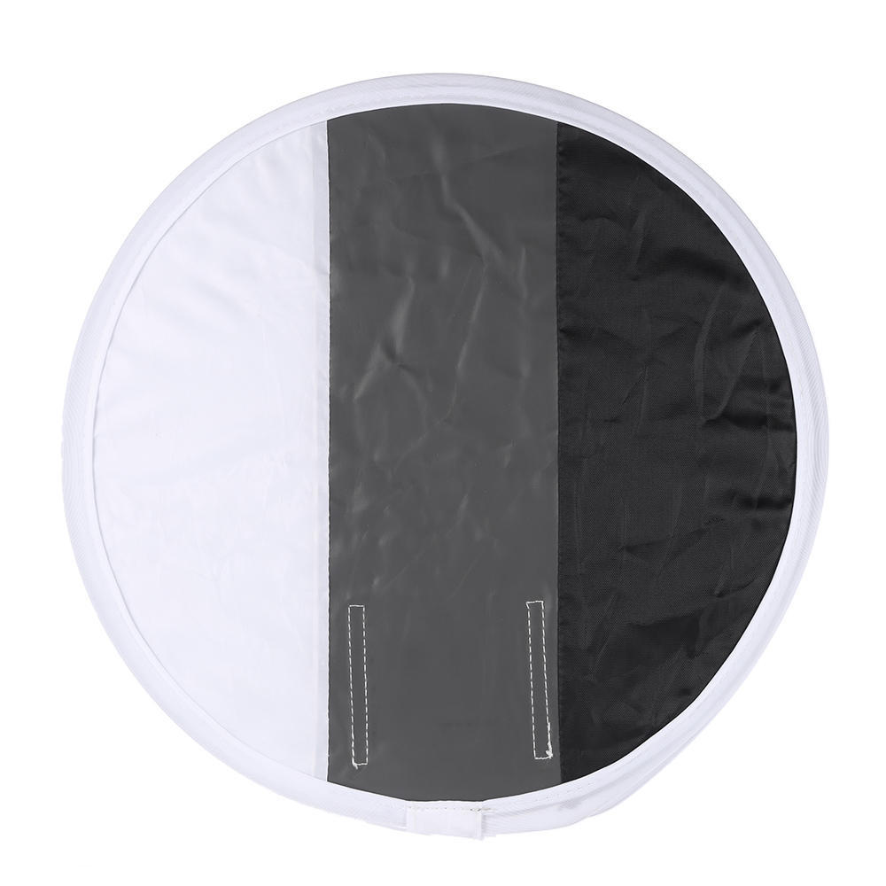 Многофункциональный 12-дюймовый 31-см мини портативный круглый накамерный рассеиватель софтбокс для вспышки спидлайт белого, серого и черного цвета