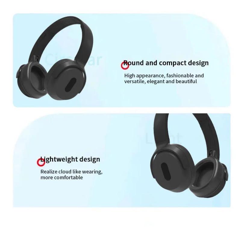 Беспроводные наушники, складные спортивные наушники Bluetooth, Hi-Fi стереонаушники с шумоподавлением и микрофоном, игровые гарнитуры