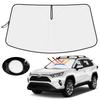Солнцезащитный козырек на руль Mozan для Toyota RAV4 50-й серии солнцезащитный козырек на лобовое стекло RAV4 PHV MXAA50 AXAH50 тип автомобильный солнцезащитный козырек солнцезащитный козырек от УФ-излучения солнце